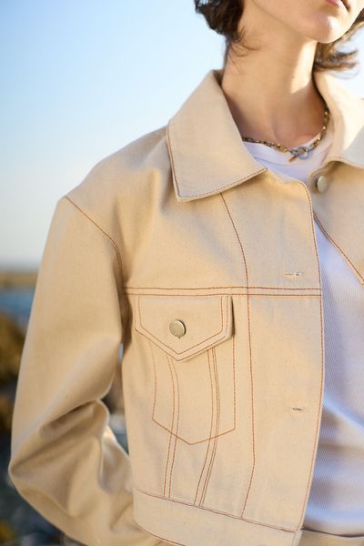 Джинсова куртка 26 ECHO DENIM ECRU 26-ECHO-DE-S фото