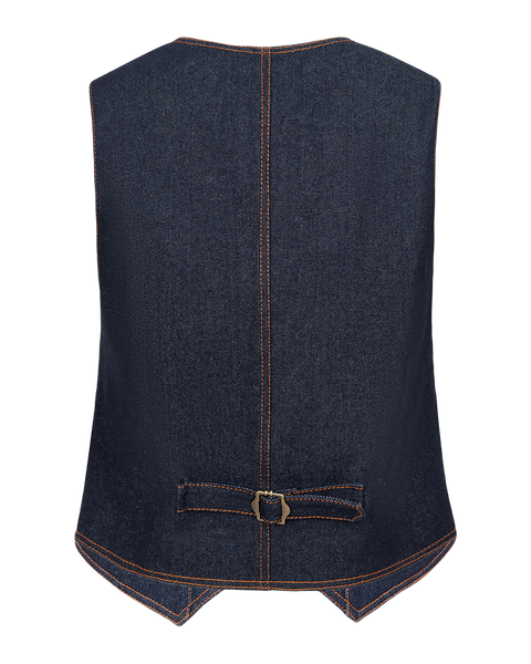 Джинсовий жилет 28 GLOW RAW DENIM 28-GLOW-RD-S фото