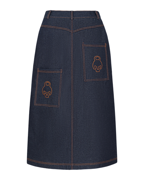 Джинсова спідниця 30 TERRA RAW DENIM SKIRT 30-TERRA-RD-XS фото