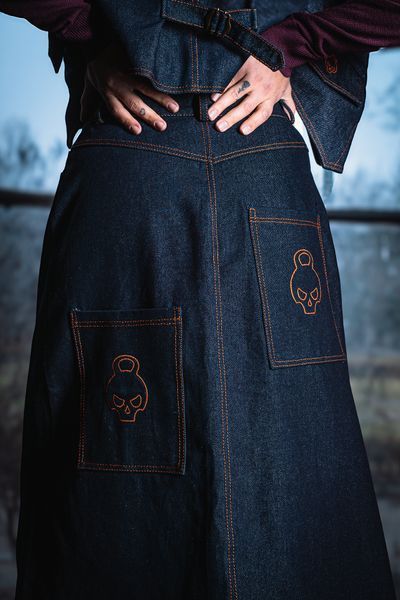 Джинсова спідниця 30 TERRA RAW DENIM SKIRT 30-TERRA-RD-XS фото