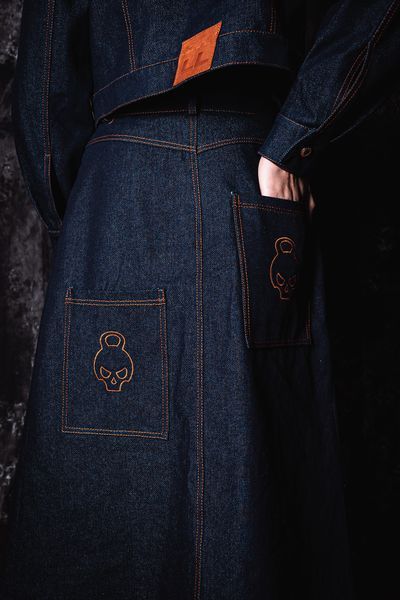 Джинсова спідниця 30 TERRA RAW DENIM SKIRT 30-TERRA-RD-XS фото